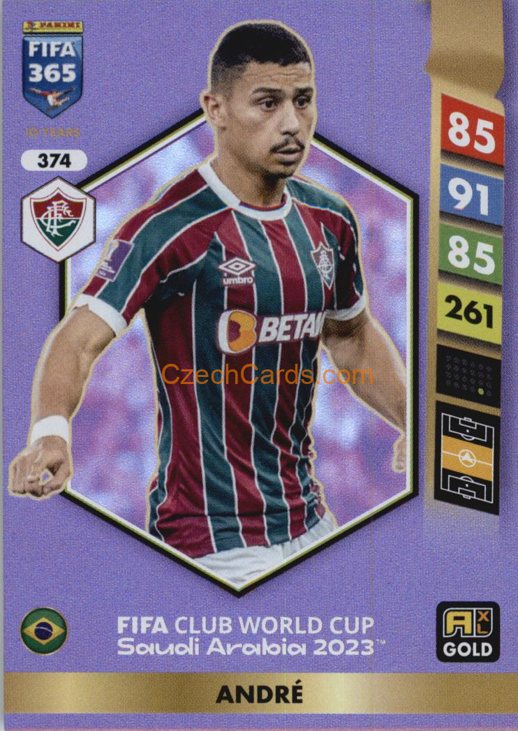 André 2025 FIFA 365 Adrenalyn Gold #374