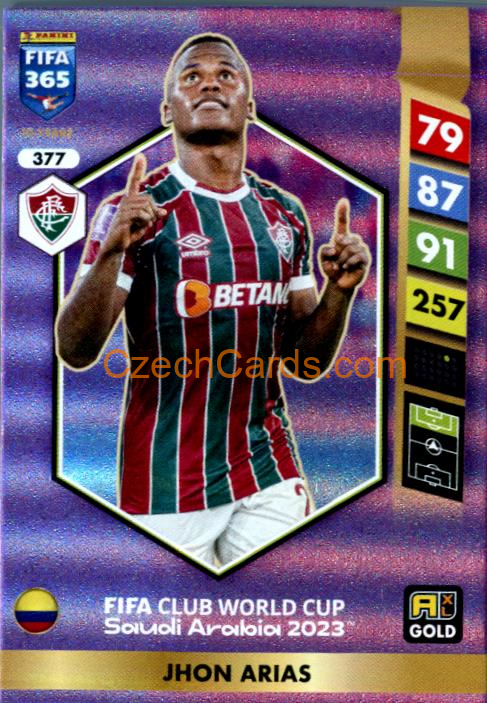 Jhon Arias 2025 FIFA 365 Adrenalyn Gold #377