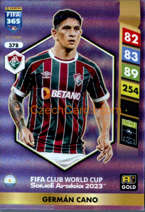 Germán Cano 2025 FIFA 365 Adrenalyn Gold #378