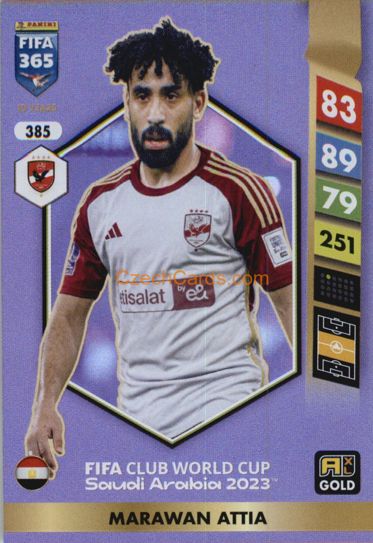 Marawan Attia 2025 FIFA 365 Adrenalyn Gold #385