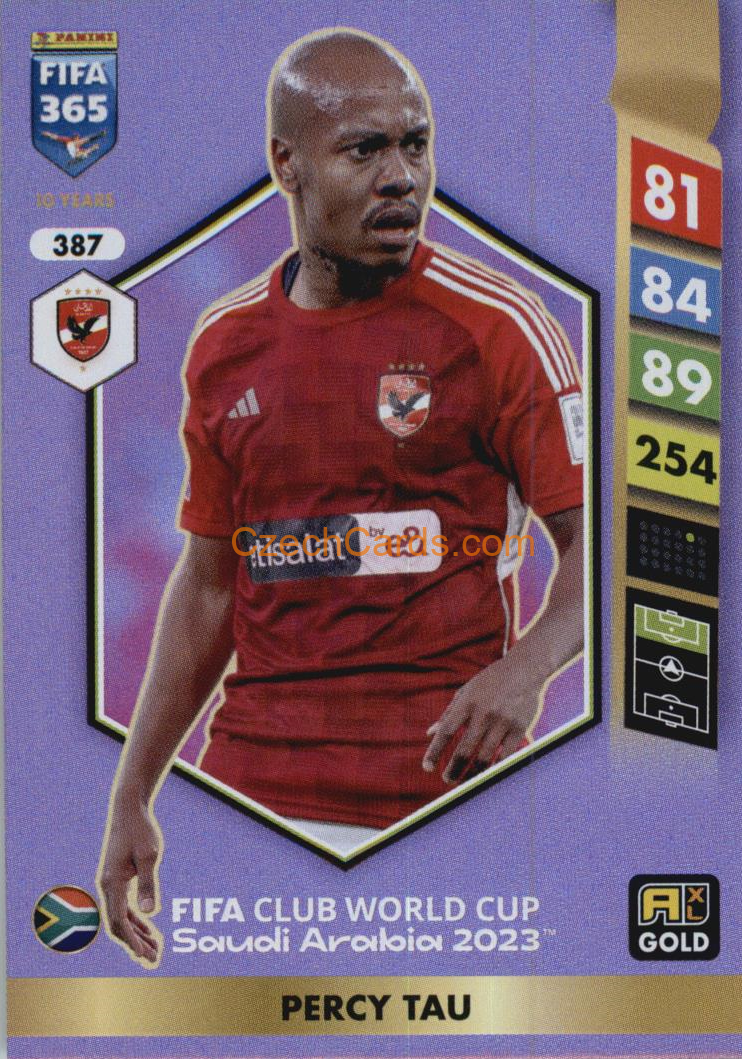 Percy Tau 2025 FIFA 365 Adrenalyn Adrenalyn Gold #387