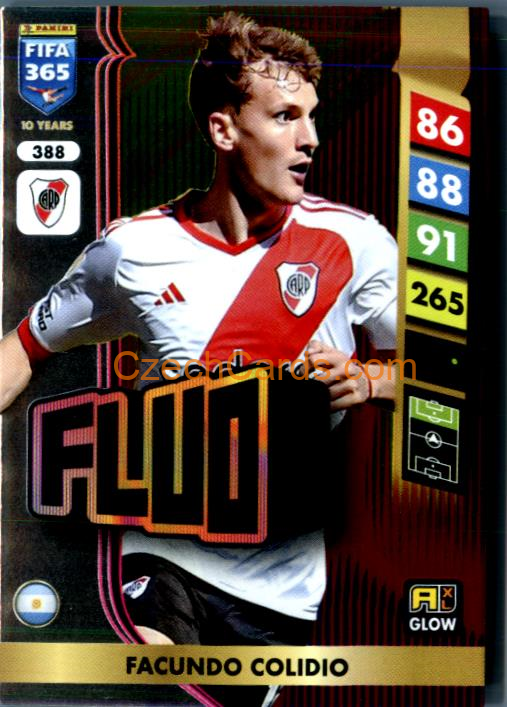 Facundo Colidio 2025 FIFA 365 Adrenalyn GLOW / Fluo #388