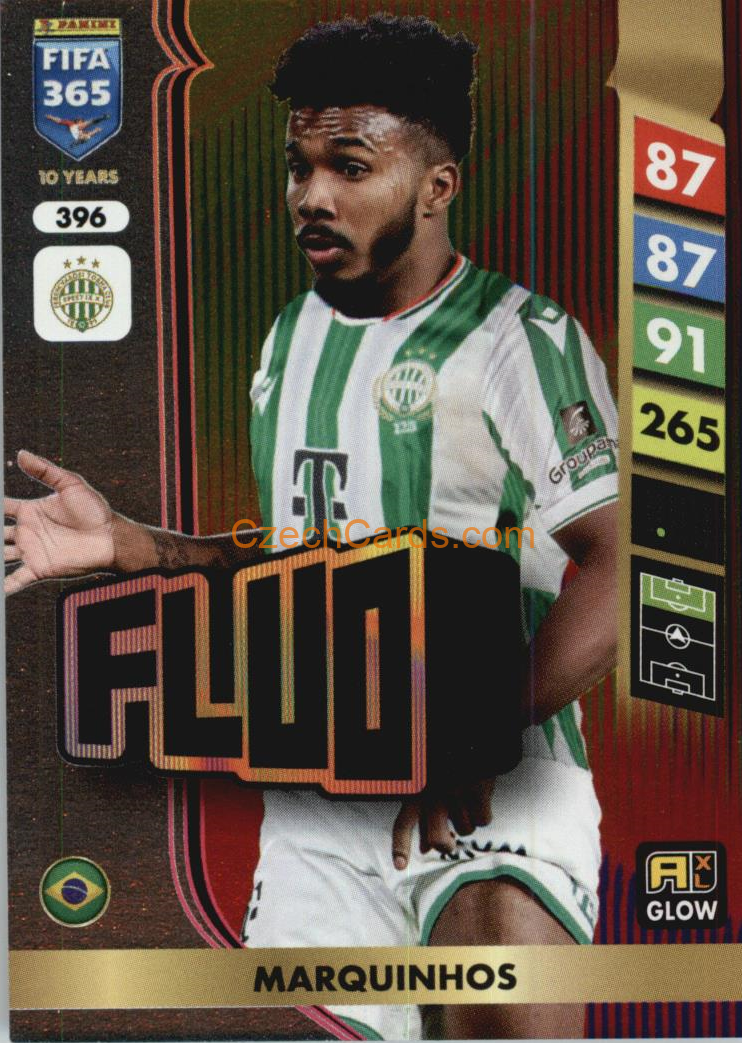 Marquinhos 2025 FIFA 365 Adrenalyn GLOW / Fluo #396