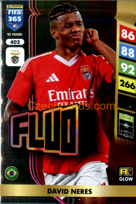 David Neres 2025 FIFA 365 Adrenalyn GLOW / Fluo #402