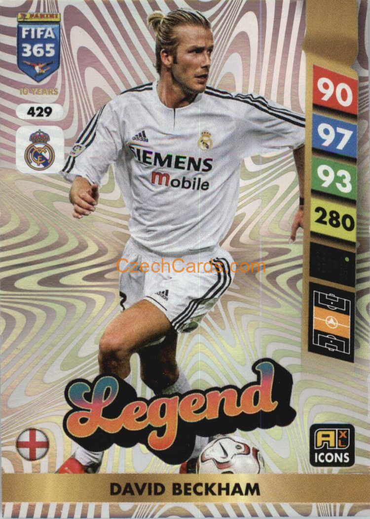 David Beckham 2025 FIFA 365 Adrenalyn ICONS / Legend #429