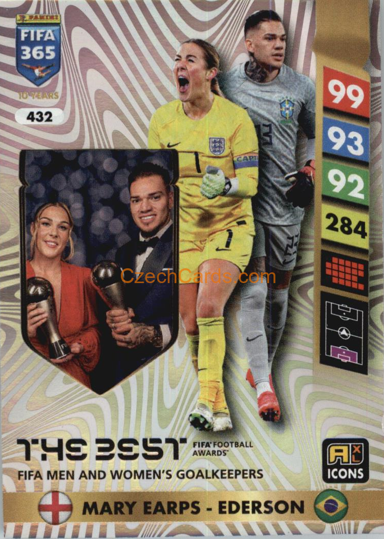Mary Earps - Ederson 2025 FIFA 365 Adrenalyn ICONS / The Best #432