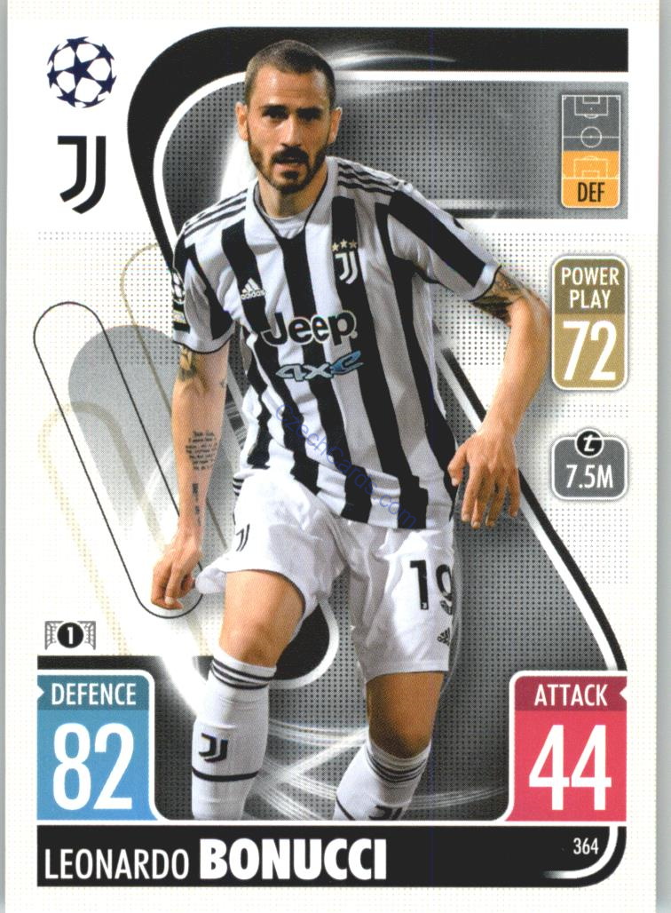 Leonardo Bonucci Topps Match Attax 2021/22 #364
