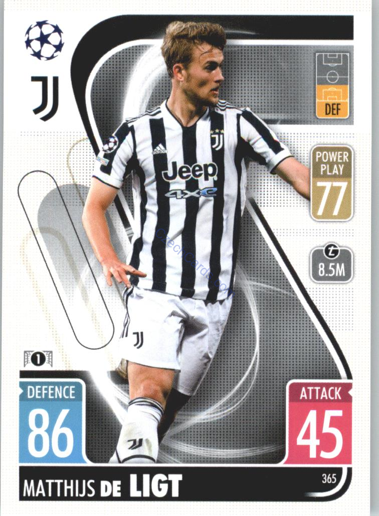 Matthijs de Ligt Topps Match Attax 2021/22 #365