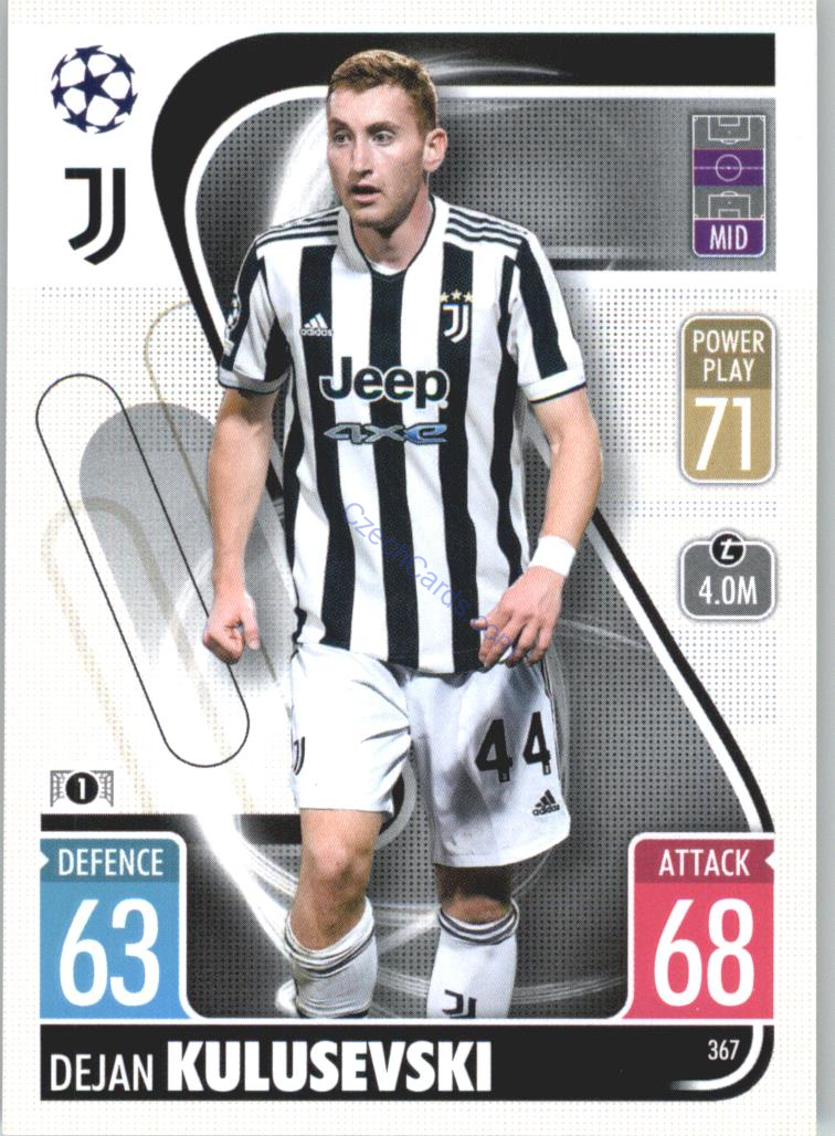 Dejan Kulusevski Topps Match Attax 2021/22 #367