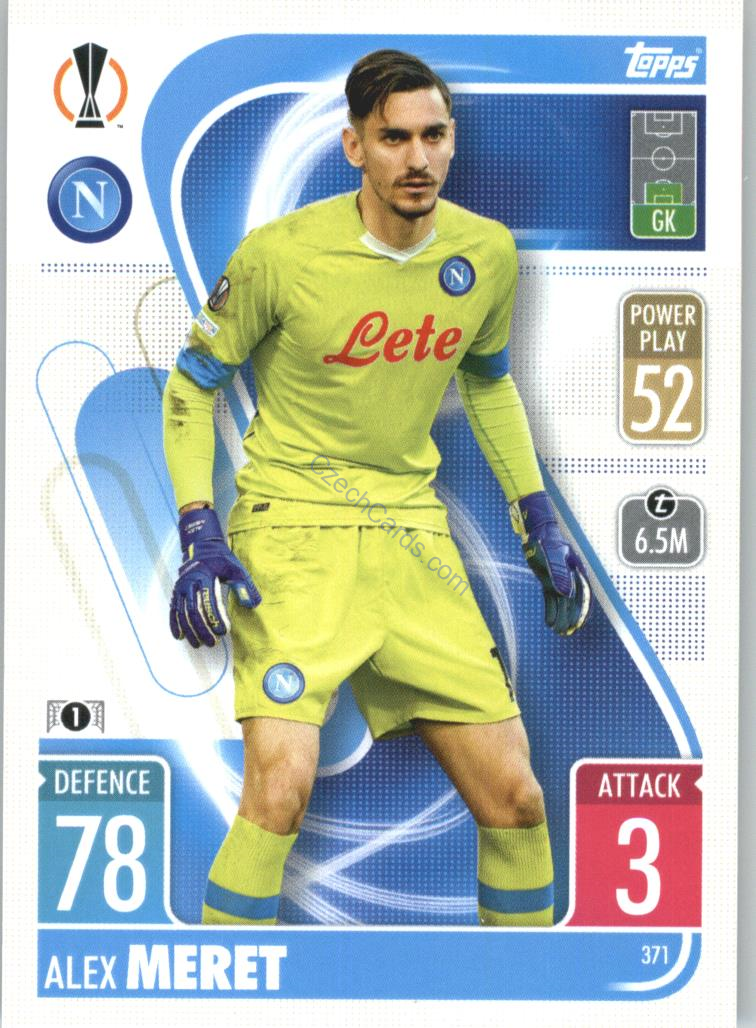 Alex Meret Topps Match Attax 2021/22 #371