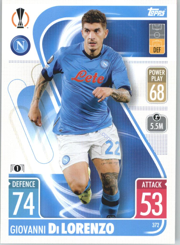 Giovanni Di Lorenzo Topps Match Attax 2021/22 #372