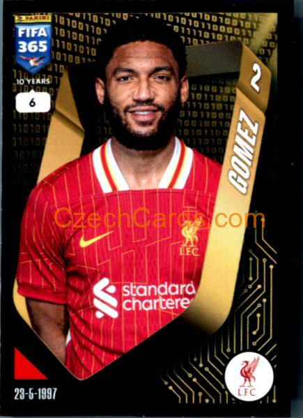 Joe Gomez 2025 FIFA 365 sticker #81