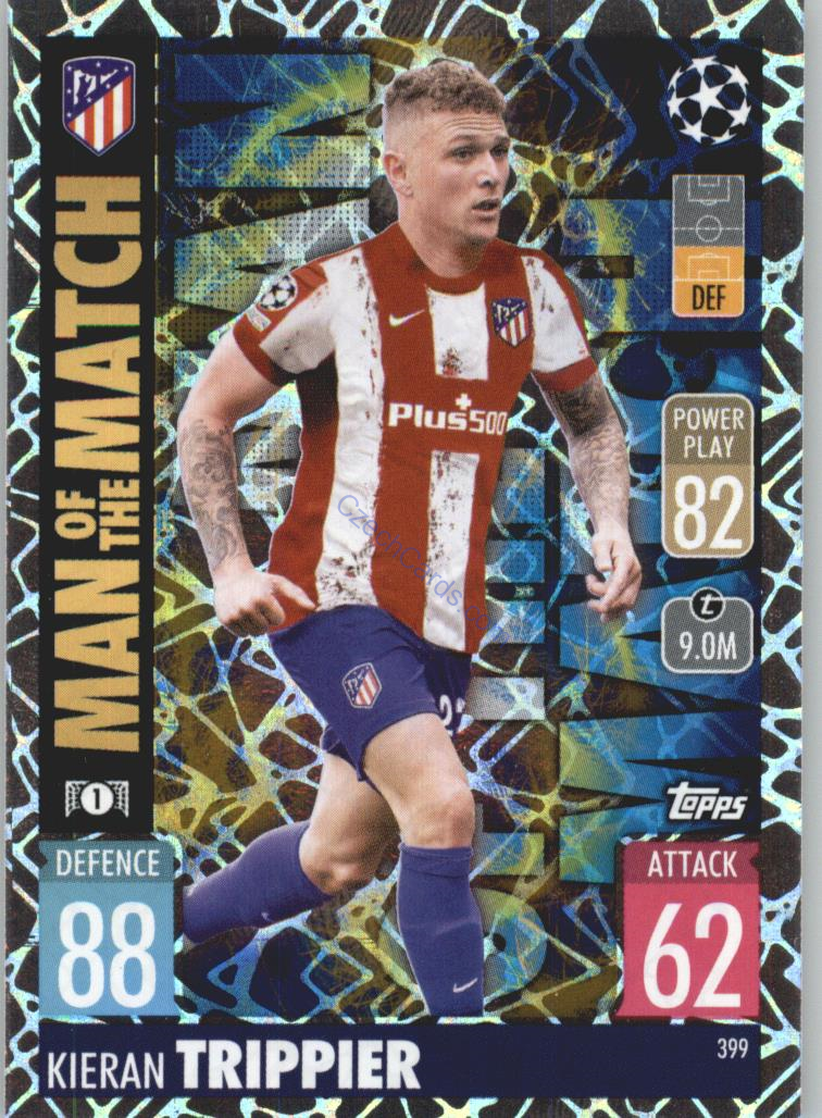 Kieran Trippier Topps Match Attax 2021/22 Man Of The Match #399
