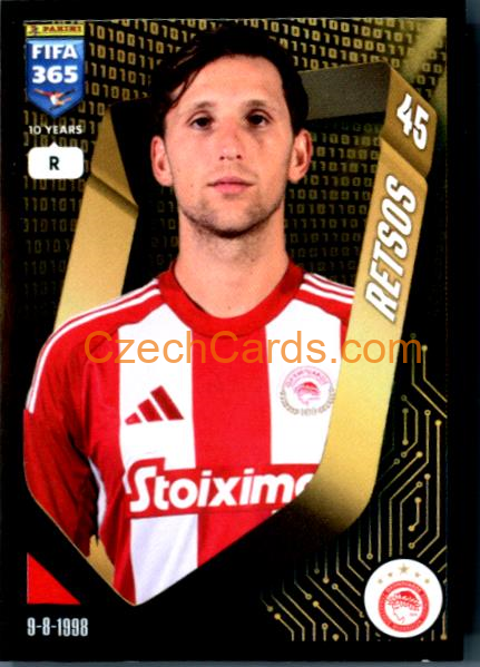 Panagiotis Retsos 2025 FIFA 365 sticker #206
