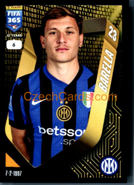 Nicolò Barella 2025 FIFA 365 sticker #233