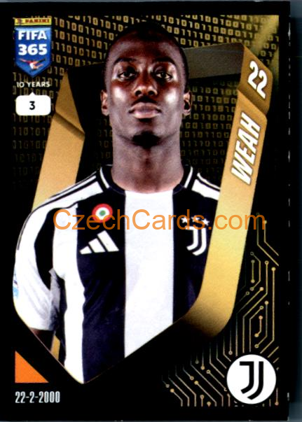 Timothy Weah 2025 FIFA 365 sticker #252