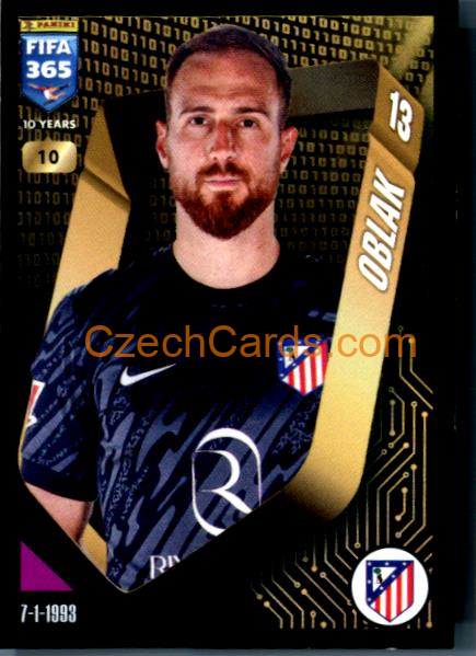 Jan Oblak 2025 FIFA 365 sticker #330