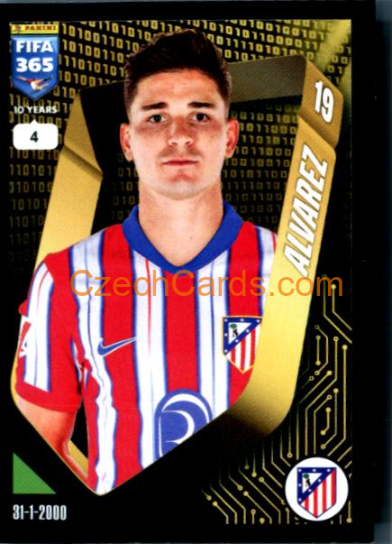Julián Alvarez 2025 FIFA 365 sticker #345
