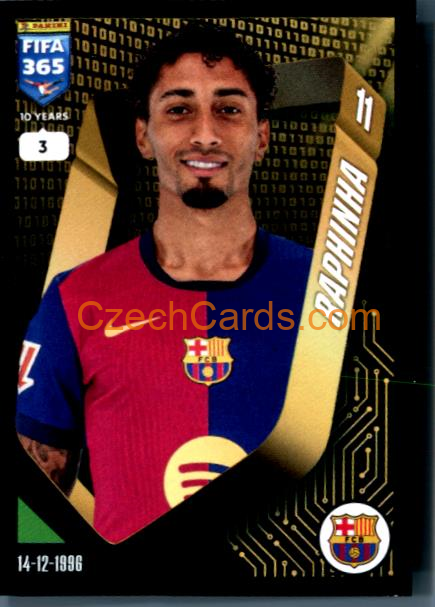 Raphinha 2025 FIFA 365 sticker #362