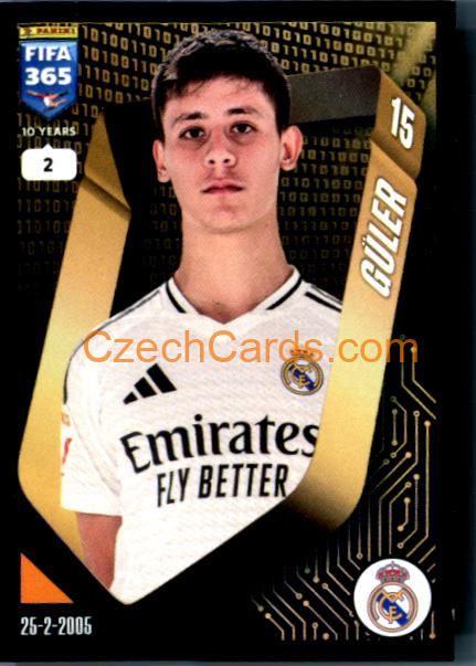 Arda Güler 2025 FIFA 365 sticker #378