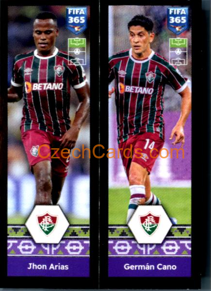 Jhon Arias / Germán Cano 2025 FIFA 365 sticker #404