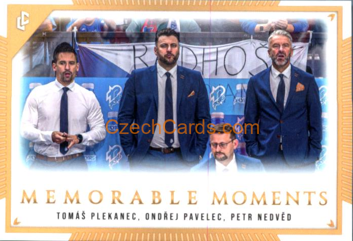 Plekanec / Pavelec / Nedvěd 2024 LC Memorable Moments #MO-45