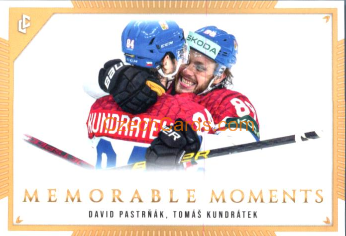 David Pastrňák / Tomáš Kundrátek 2024 LC Memorable Moments #MO-79
