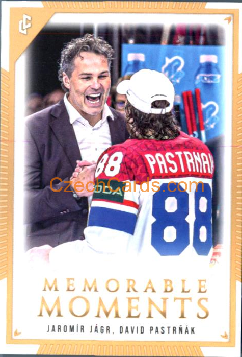 Jaromír Jágr / David Pastrňák 2024 LC Memorable Moments #MO-85