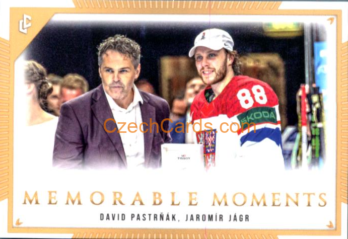Jaromír Jágr / David Pastrňák 2024 LC Memorable Moments #MO-86