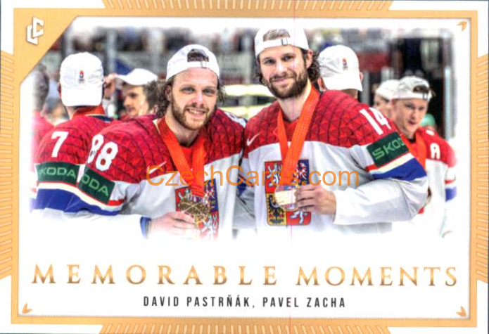 David Pastrňák / Pavel Zacha 2024 LC Memorable Moments #MO-89