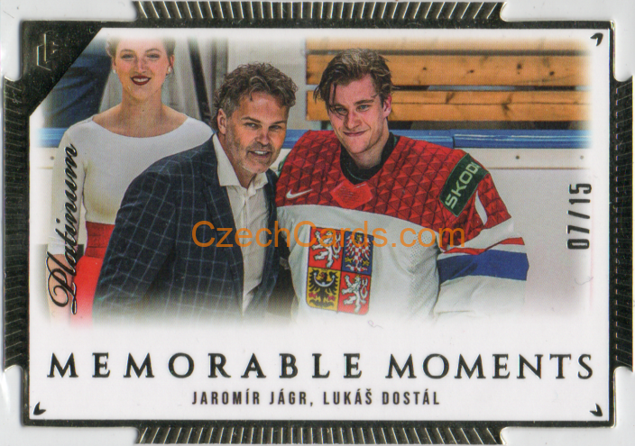 lukáš Dostál / Jaromír Jágr 2024 LC Memorable Moments xx/15 #MO-7