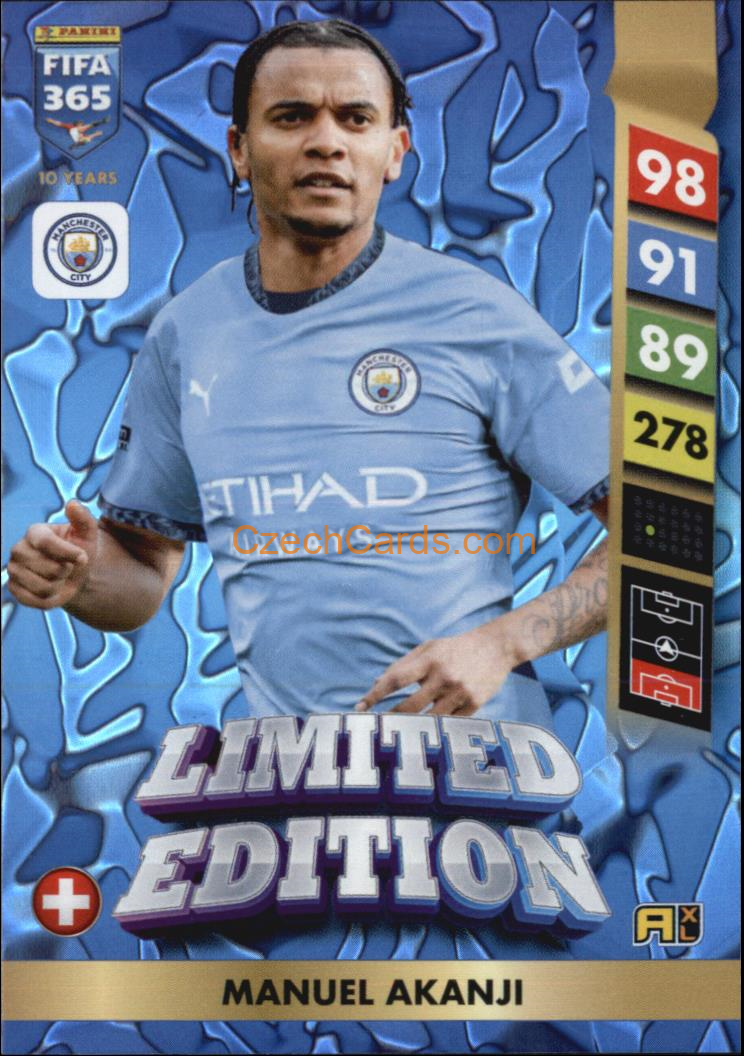 Manuel Akanji 2025 FIFA 365 Adrenalyn Limited #LE22