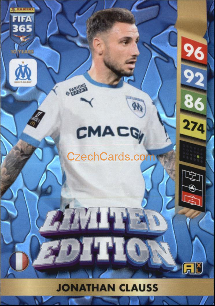 Jonathan Clauss 2025 FIFA 365 Adrenalyn Limited #LE36