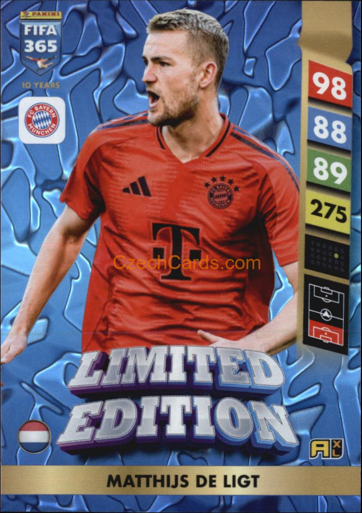 Matthijs de Ligt 2025 FIFA 365 Adrenalyn Limited #LE58