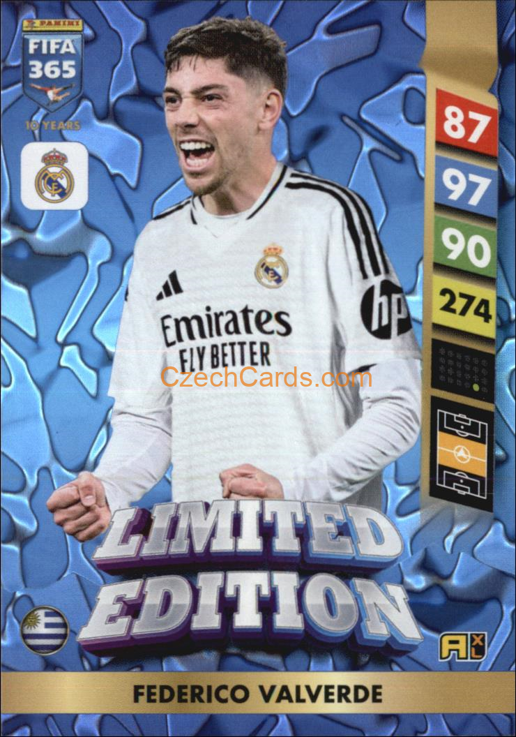 Federico Valverde 2025 FIFA 365 Adrenalyn Limited #LE118