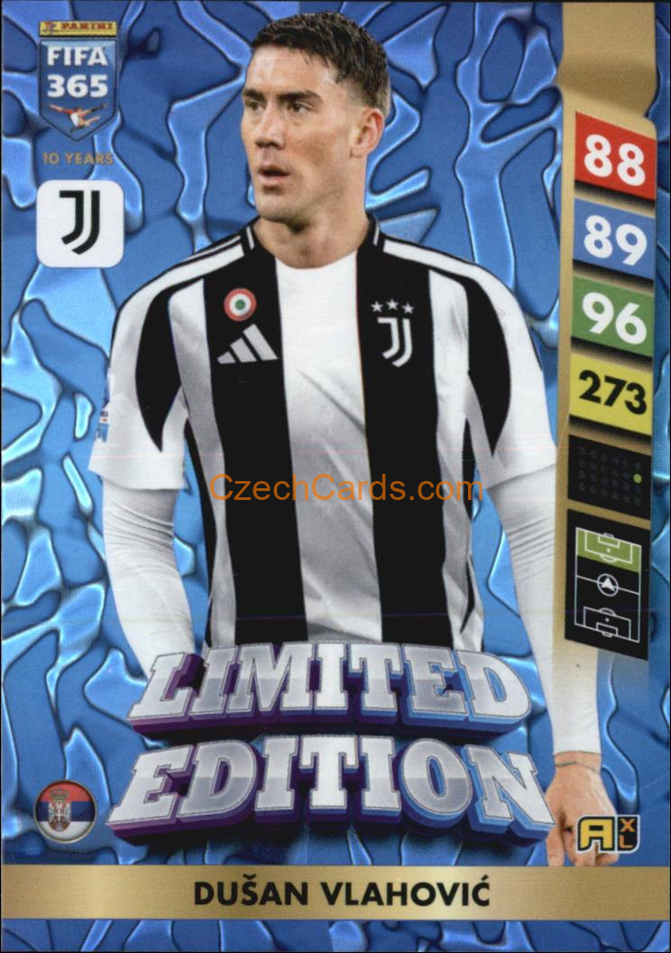 Dušan Vlahović 2025 FIFA 365 Adrenalyn Limited #LE70