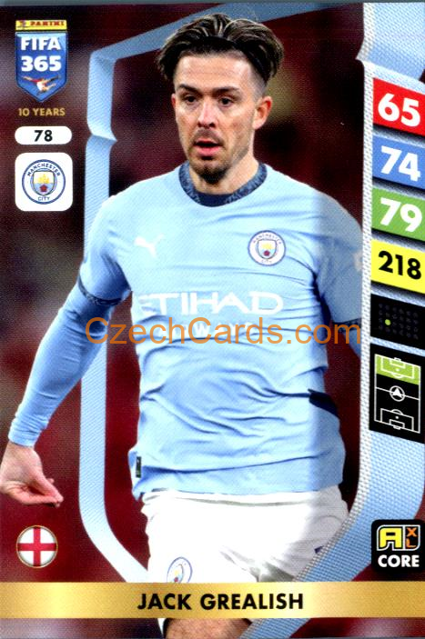 Jack Grealish 2025 FIFA 365 Adrenalyn #78