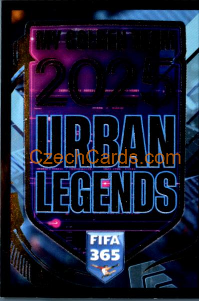 Urban Legends Logo 2025 FIFA 365 sticker Gold #URB