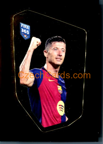 Robert Lewandowski 2025 FIFA 365 sticker Gold #LEW