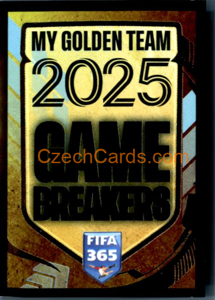 Game Breakers Logo 2025 FIFA 365 sticker Gold #BRE