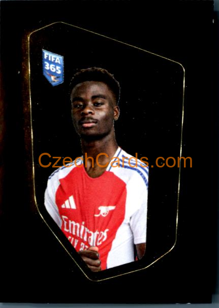 Bukayo Saka 2025 FIFA 365 sticker Gold #SAK