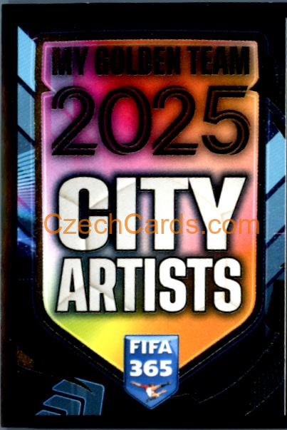 City Artists Logo 2025 FIFA 365 sticker Gold #ART