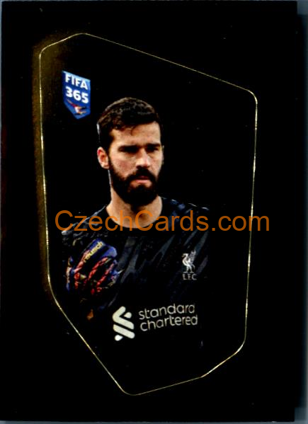 Alisson Becker 2025 FIFA 365 sticker Gold #ALI