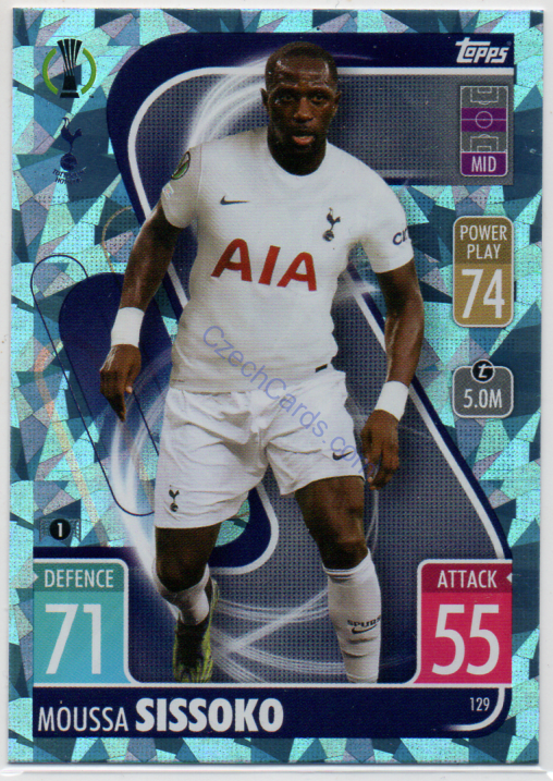 Moussa Sissoko Topps Match Attax 2021/22 Crystal paralel #129