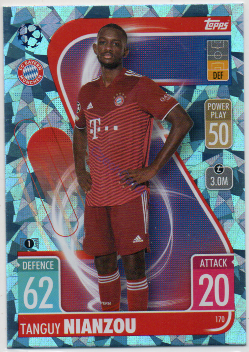 Tanguy Nianzou Topps Match Attax 2021/22 Crystal paralel #170