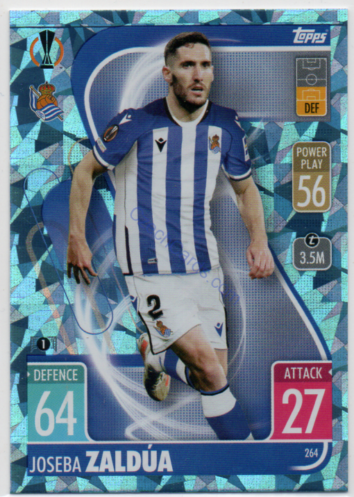 Joseba Zaldúa Topps Match Attax 2021/22 Crystal paralel #264