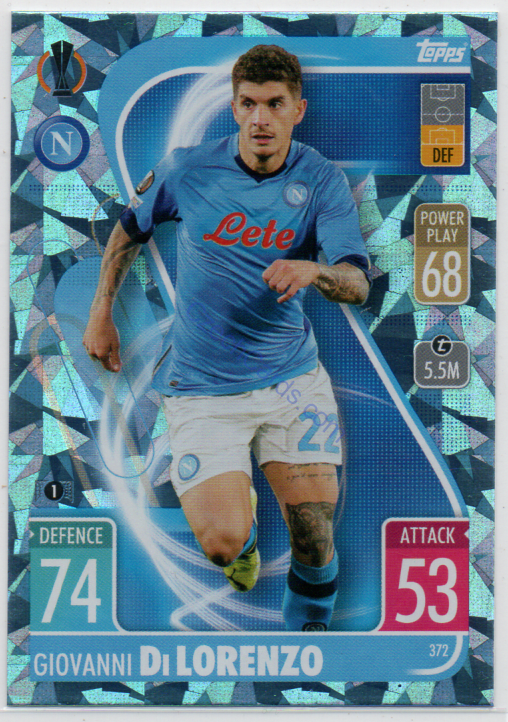 Giovanni Di Lorenzo Topps Match Attax 2021/22 Crystal paralel #372