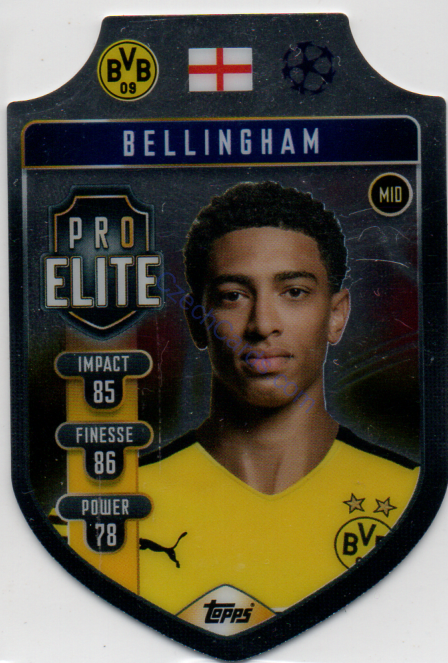 Jude Bellingham Topps Match Attax 2021/22 Pro Elite Shield #SH 13