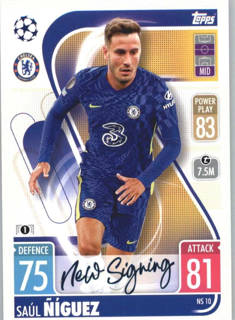 Saul Niguez Topps Match Attax 2021/22 Update #NS 10