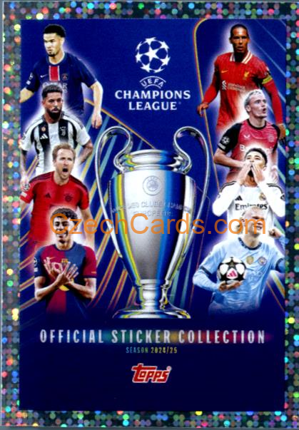 Official Sticker Collection 2024/25 2024/25 Topps Champions League sticker foil #3